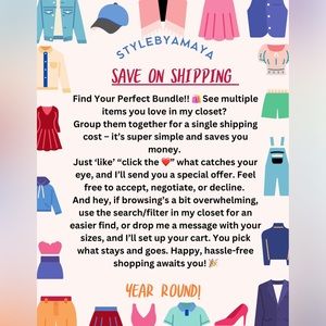 Save on shipping! Bundle and save